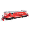 Walthers 920-49420 EMD GP7 Standard DC Chicago, Burlington & Quincy Locomotive #234