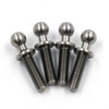 Yeah Racing YA-0772SV High Precision 64 Titanium Ball Stud 4.3mm x 10mm (4Pcs)