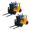 Kato 23-515 TCM Yard Container Forklift - Assembled Yellow / Gray  N Scale