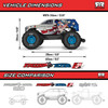 ARRMA 1/10 FREEDOM FLYER 223S 2WD RTR Brushless Monster Truck ARA3530SFFT1