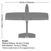 HobbyZone HBZ380002 AeroScout S 2 1.1m RTF Basic Airplane w/ SAFE & RealFlight