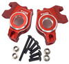 NHX RC Aluminum Front  Steering Knuckle Spindle L/R for Axial SCX6 -Red