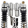 NHX RC Piggyback Adjustable 120mm Shocks Damper 1/10 Scale Crawler - Silver