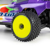 Pro-Line PRO1035612 1/28 Prism F/R Carpet Tires 7mm, Yellow Wheels (4): Losi Micro-T