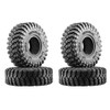 GPM 1.0 Inch Adhesive Rubber Tires 62x20.5mm w/Foam Inserts for 1/18 TRX4M