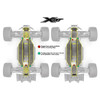 GPM Racing Stainless Steel Chassis Armor Skid Plate Protection Plate Set for 1/5 XRT