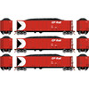 Athearn ATH3880 Thrall High-Side Gondola w/ Load - CPR #1 (3-Pack) N Scale