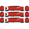 Athearn ATH3881 Thrall High-Side Gondola w/ Load - CPR #2 (3-Pack) N Scale