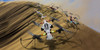 Kyosho 20571W-B 1/18 Drone Racer G-ZERO Dynamic White Ready Set