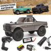 Axial AXI00001T2 1/24 SCX24 1967 Chevrolet C10 4WD Truck Brushed RTR Silver