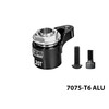 GPM Aluminum 20T Servo Saver Black for 1/16 Mini Kraton/Mojave/Granite/Typhon Grom