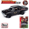 Auto World Thunderjet 1964 Ford Thunderbolt - Gloss Black w/ 427 Graphics HO Slot Car