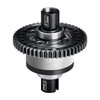GPM Center Complete Differential 52T Silver (No Diffs Oil) for Traxxas 1/8 Sledge