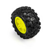 Pro-Line PRO1030112 1/16 Badlands MX F/R Tires/ Yellow Wheels (2) for MINI KRATON
