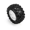 Pro-Line PRO1030113 1/16 Badlands MX F/R Tires/White Wheels (2) for MINI KRATON