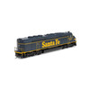 Athearn ATHG18375 FP45 - ATSF Santa Fe #5943 Locomotive w/ DCC & Sound HO Scale