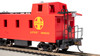 Bachmann 14008 Streamlined Caboose w/ Offset Cupola - Santa Fe #999628 HO Scale