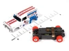 Auto World Thunderjet Ice Cream Truck Version A (White, Red & Blue) HO Slot Car