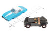 Auto World Thunderjet 1967 Chevy Corvette Teal HO Scale Slot Car