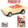 Auto World Thunderjet 1965 Ford Mustang Cream HO Scale Slot Car