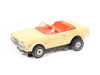 Auto World Thunderjet 1965 Ford Mustang Cream HO Scale Slot Car