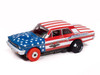 Auto World Thunderjet 1964 Ford Thunderbolt Version A (White, Red & Blue) HO Slot Car