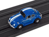 Auto World Thunderjet 1966 Volkswagen Beetle Blue HO Scale Slot Car