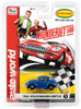 Auto World Thunderjet 1966 Volkswagen Beetle Blue HO Scale Slot Car
