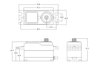 SRT CH6012 HV Coreless Servo for 1/10 Electric Touring / 1/10 Drift / Formula One