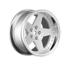 Louise R/C LNHA559T 1/10 Drift Tires w/ 5 Spoke Matte Silver Wheels (4Pcs)
