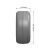 Louise R/C LNHA559T 1/10 Drift Tires w/ 5 Spoke Matte Silver Wheels (4Pcs)