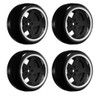 Louise R/C LNHA560T 1/10 Drift Tires w/ 5 Spoke Matte Black Wheels (4Pcs)