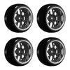 Louise R/C LNHA562T 1/10 Drift Tires w/ 14 Spoke Matte Black Wheels (4Pcs)