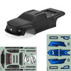 Pro-Line PRO369314 1/16 Pre-Cut/Painted Brute Truck Body Matte Black for Mini Kraton