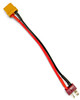 NHX RC Deans Male Charge Lead w/ Female XT60 Input