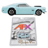 AFX 22133 1970 Mustang Boss 429 Mega G+ Chassis Pastel Blue HO Slot Car