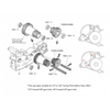 Yeah Racing TAWR-042BK Spur Gear 34T & 26T for Tamiya Wild Willy WR02 Motor Gear