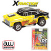 Auto World Xtraction 1955 Chevy Bel Air Rat Fink Version A Orange HO Scale Slot Car
