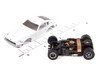 Auto World Xtraction 1972 Datsun 240Z JDM Legends Version B White & Black HO Slot Car