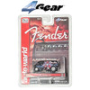 Auto World 4Gear 1973 Dodge Van Fender Version B Black & Red w/Wizard Graphics HO Slot Car