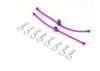 Dubro Body Klip Retainers Purple 2pcs 2250