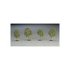 Bachmann SS 2 1/2-2 3/4" Elm Train Trees (4) N 32108