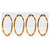 Losi losb7007 Bead Lock "Look" Wheel Rings Gold (4) LST / AFT / MGB