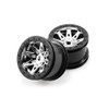 Axial AX08137 2.2 Raceline Renegade Wheels 41mm Wide Chrome (2) Wraith / AX10