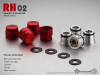 Gmade GM70121 1.9 RH02 wheel hubs Red (4)