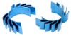 Blade BLH2112 CX4 Main Motor Heatsinks
