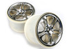 Traxxas 5172X 3.8" SS Split Spoke Chrome Wheels (2)