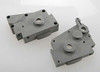 Traxxas 4491A Gearbox Halves Gray Left & Right