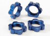 Traxxas 5353 Wheel Nuts Splined 17mm Blue Anodized (4) T-Maxx 3.3 4WD Nitro