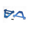 Traxxas 5323 Fr/Re Alum Bulkhead Anodized Blue Revo